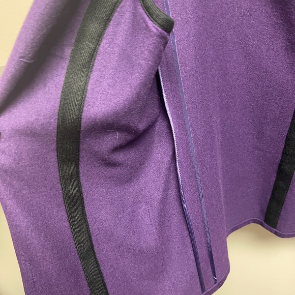 Wool Short Wrap Style Jacket - Picture 3 of 8